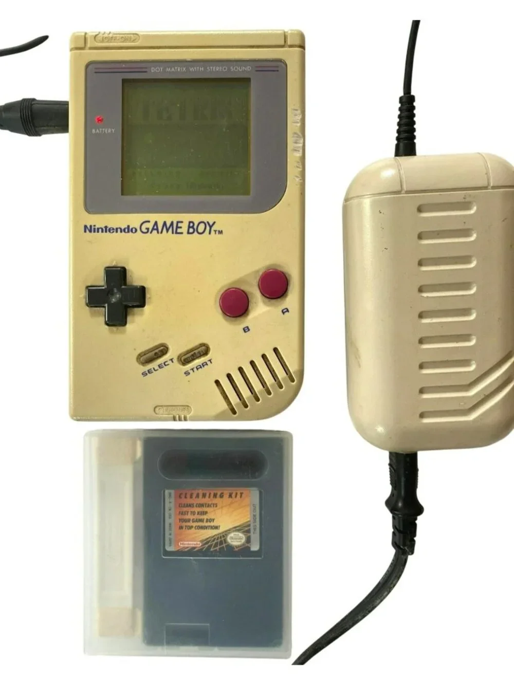 Original Nintendo Game Boy DMG-01 Handheld Console Tetris 1989 w/Power Cord